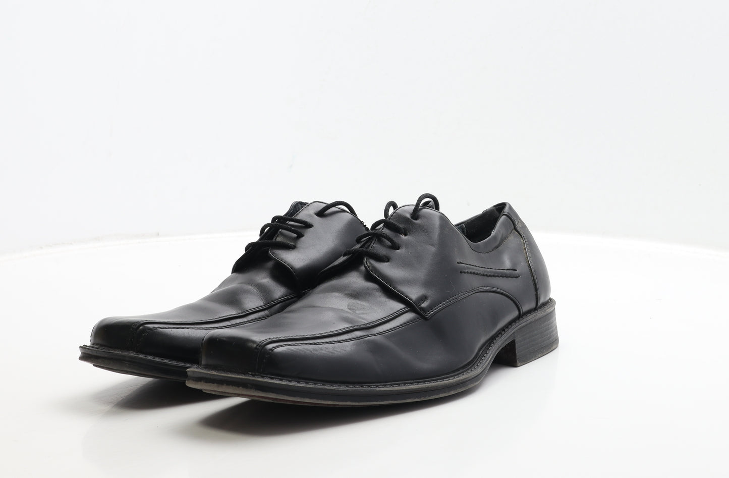 Beckett Mens Black Leather Oxford Dress UK 9