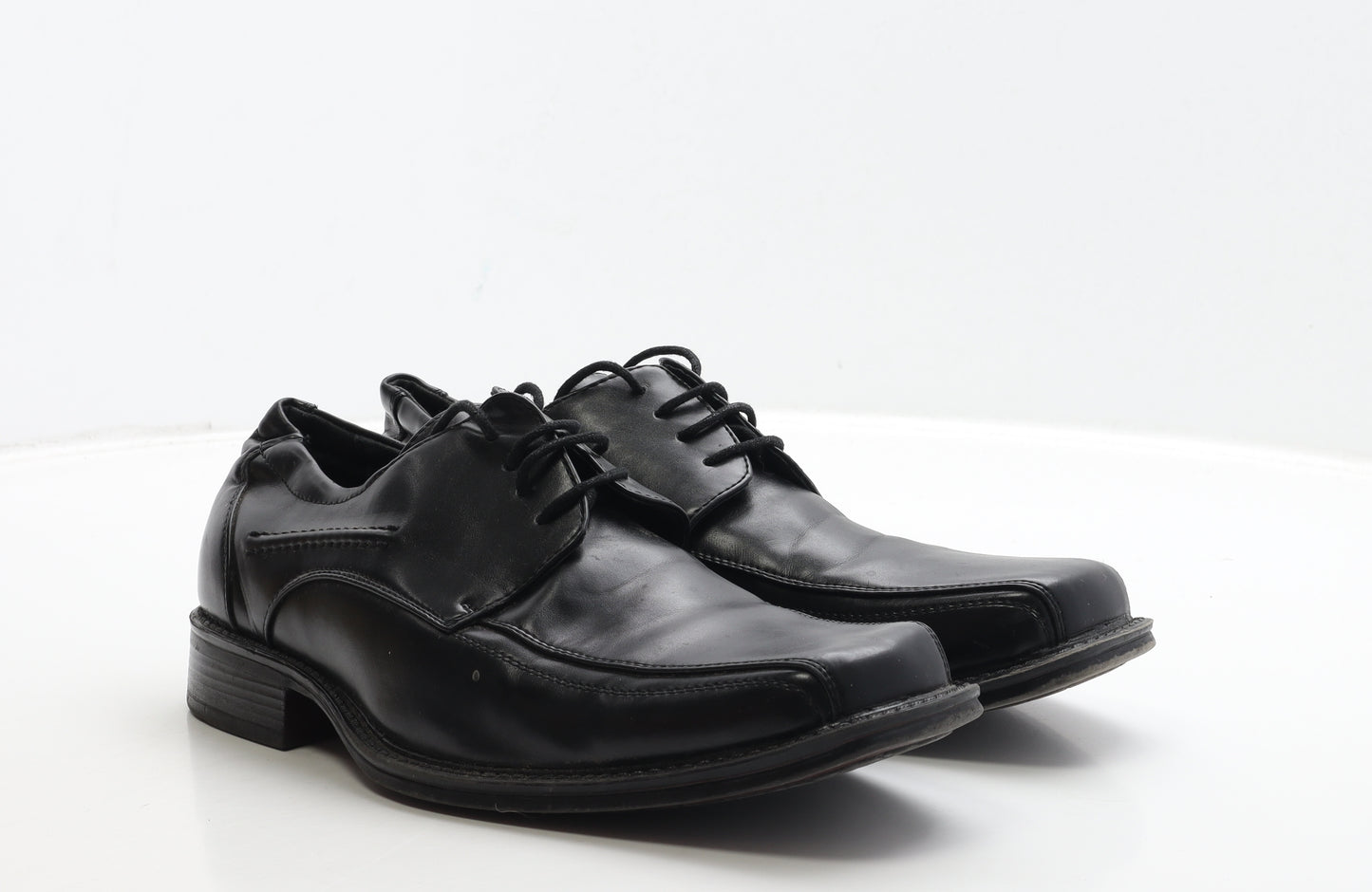 Beckett Mens Black Leather Oxford Dress UK 9