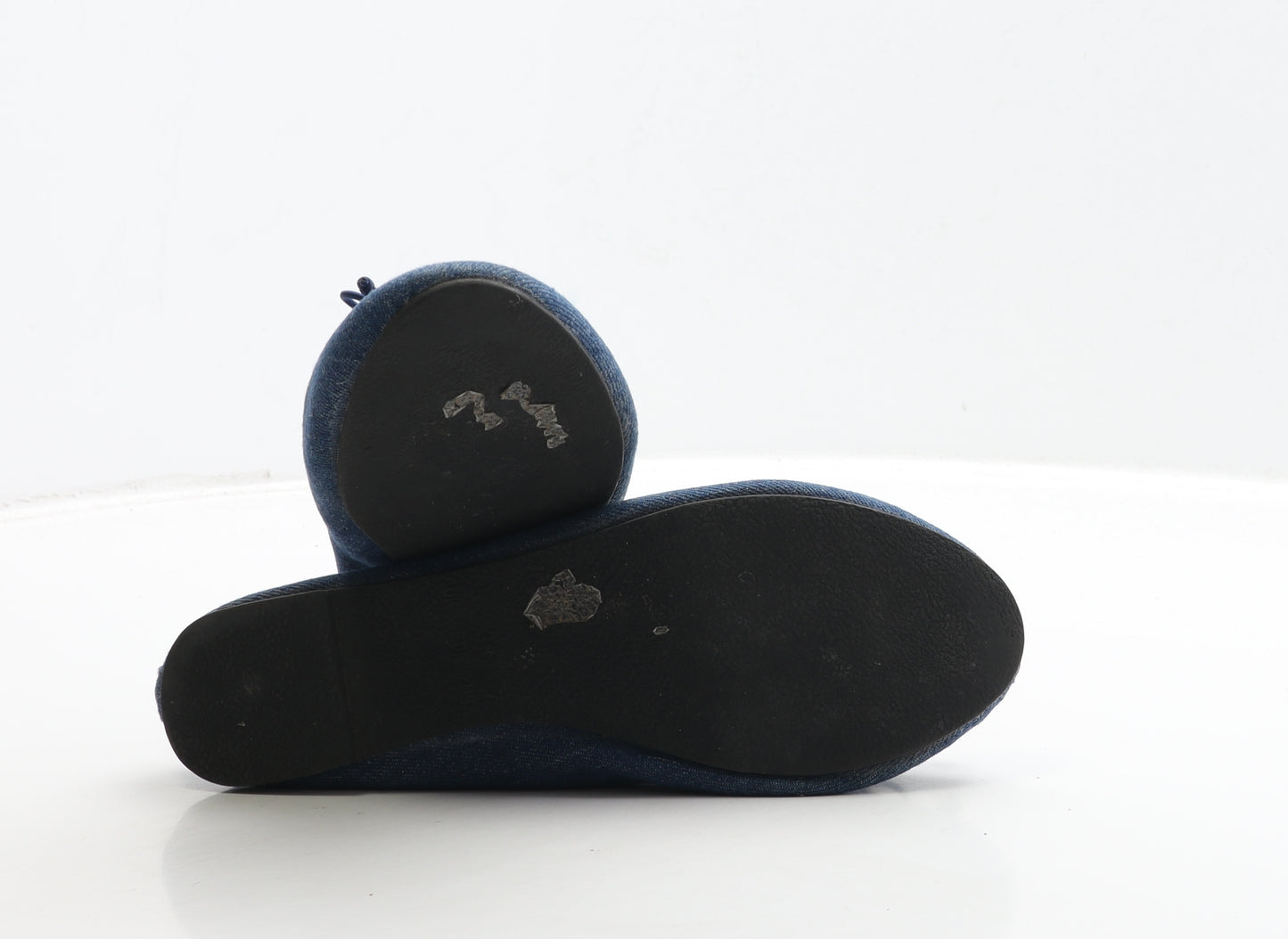 Atmosphere Womens Blue Fabric Ballet Flat UK 5 38