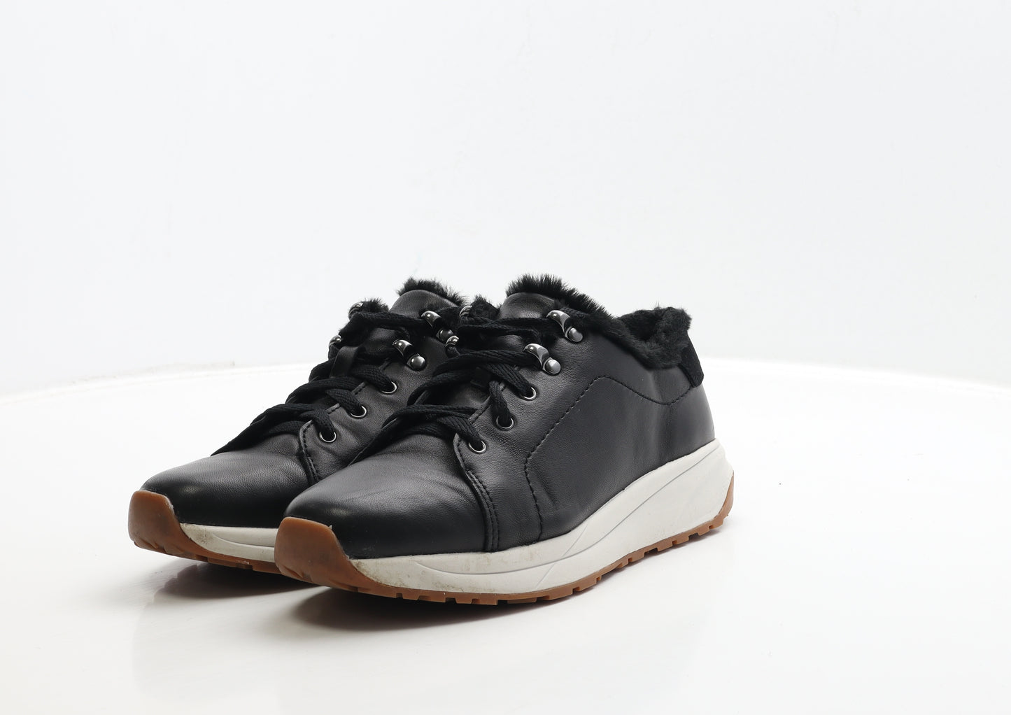 Preworn Womens Black Polyamide Trainer UK 6.5 39