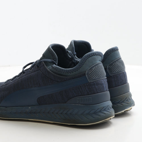 PUMA Mens Blue Polyester Trainer UK 11 46