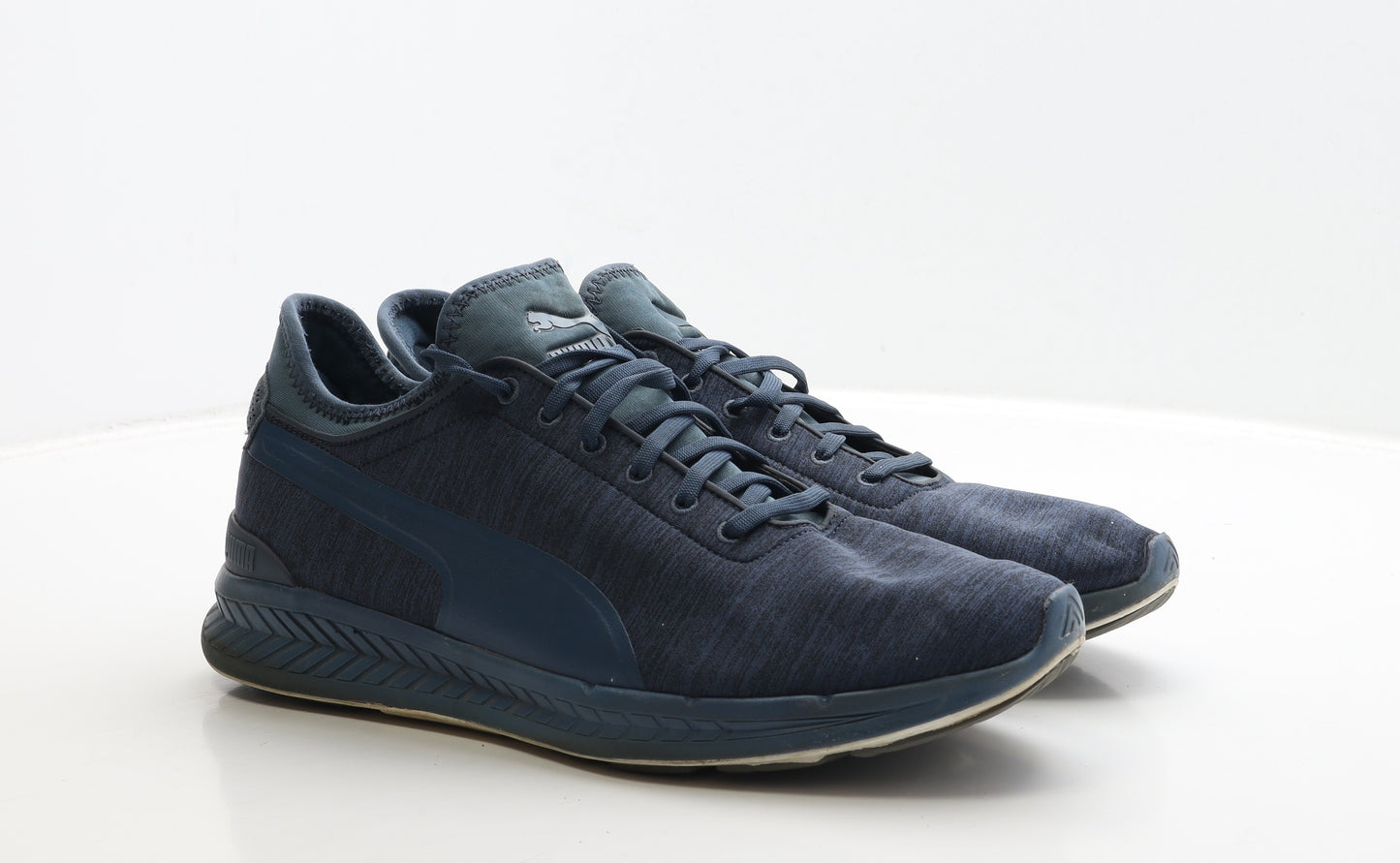 PUMA Mens Blue Polyester Trainer UK 11 46