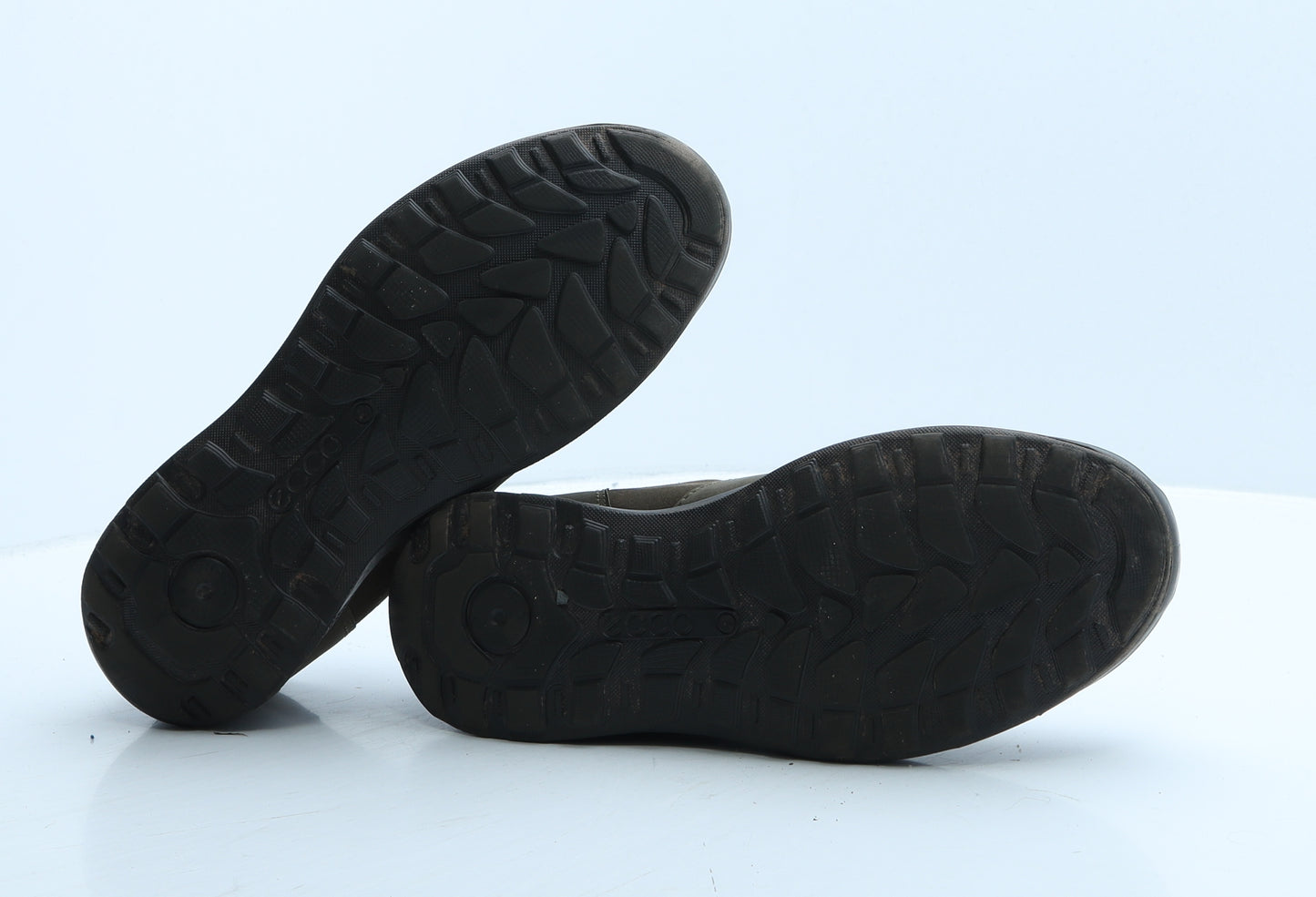 ECCO Mens Brown Leather Trainer Casual UK 8 41