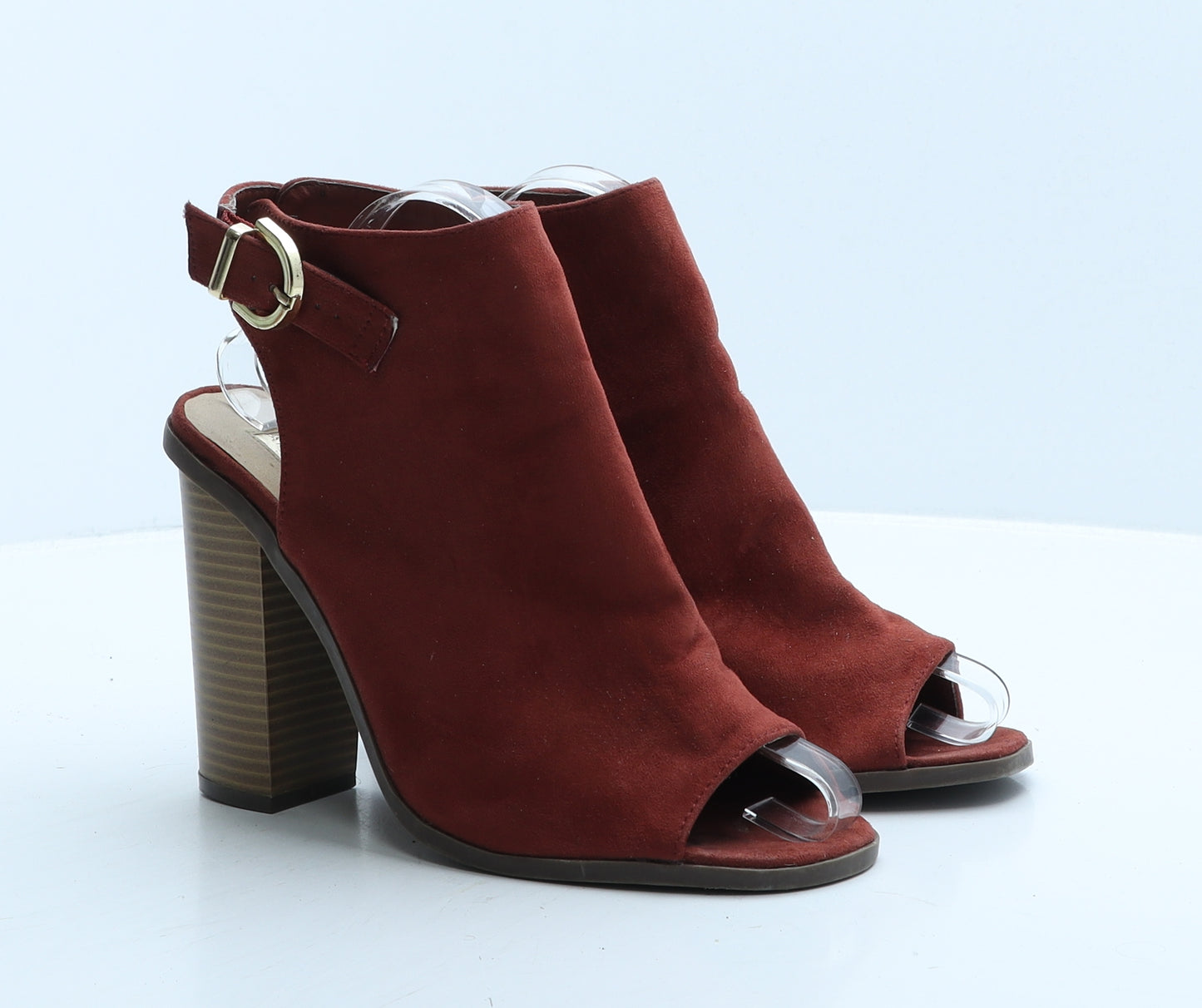 Atmosphere Womens Red Suede Mule Heel UK 7 40