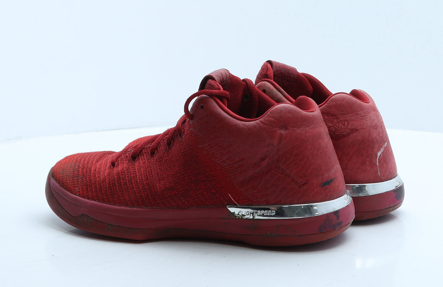 Nike Mens Red Polyester Trainer UK 8.5 43 - Nike Jordan