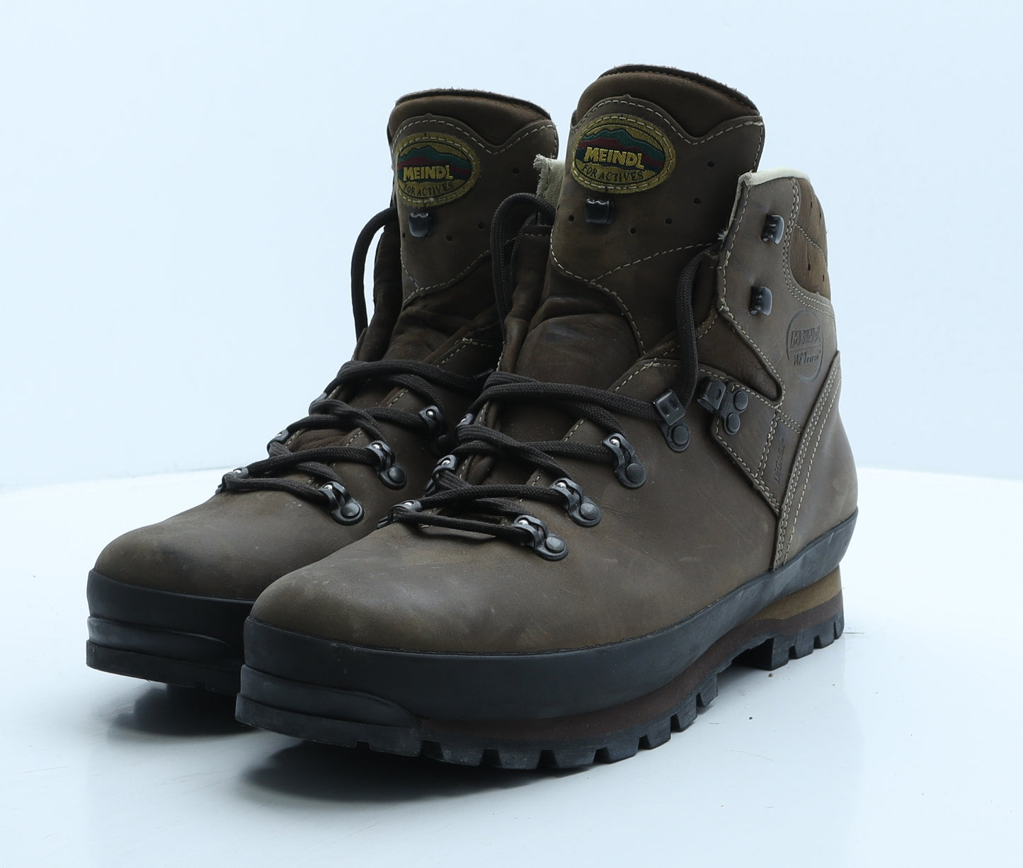 Meindl Mens Brown Leather Snow Boot Boot UK 12 47