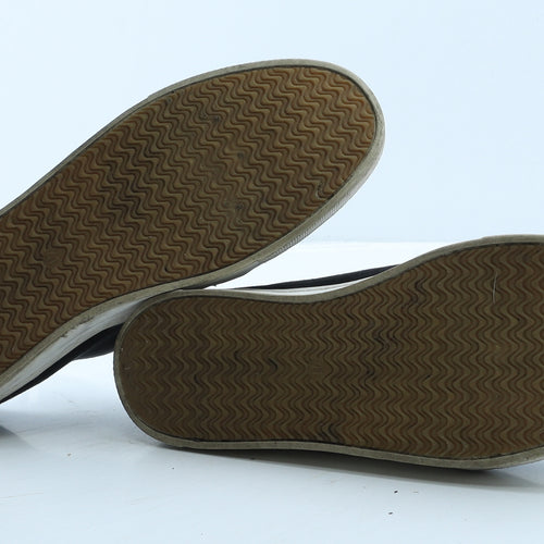 Preworn Womens Black Suede Loafer Flat UK 8 41