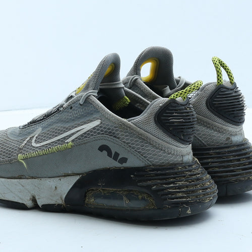 Nike Boys Grey Colourblock Polyester Trainer UK 3.5 36 - Nike Air 270