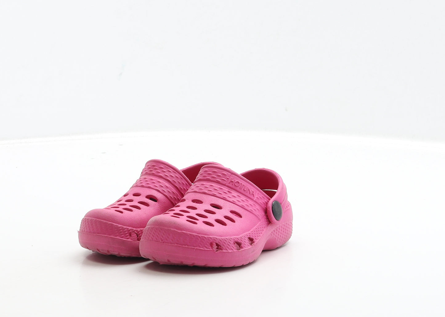 Hot Tuna Girls Pink Rubber Clog Sandal UK 4