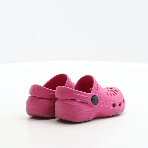 Hot Tuna Girls Pink Rubber Clog Sandal UK 4