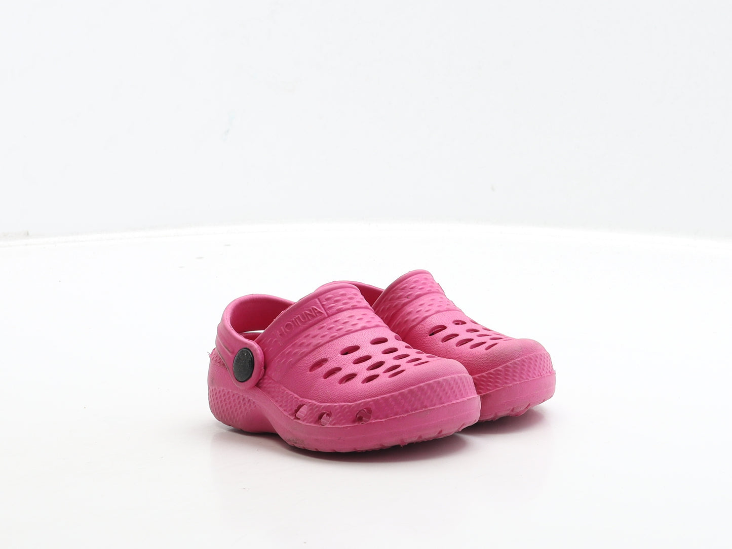 Hot Tuna Girls Pink Rubber Clog Sandal UK 4