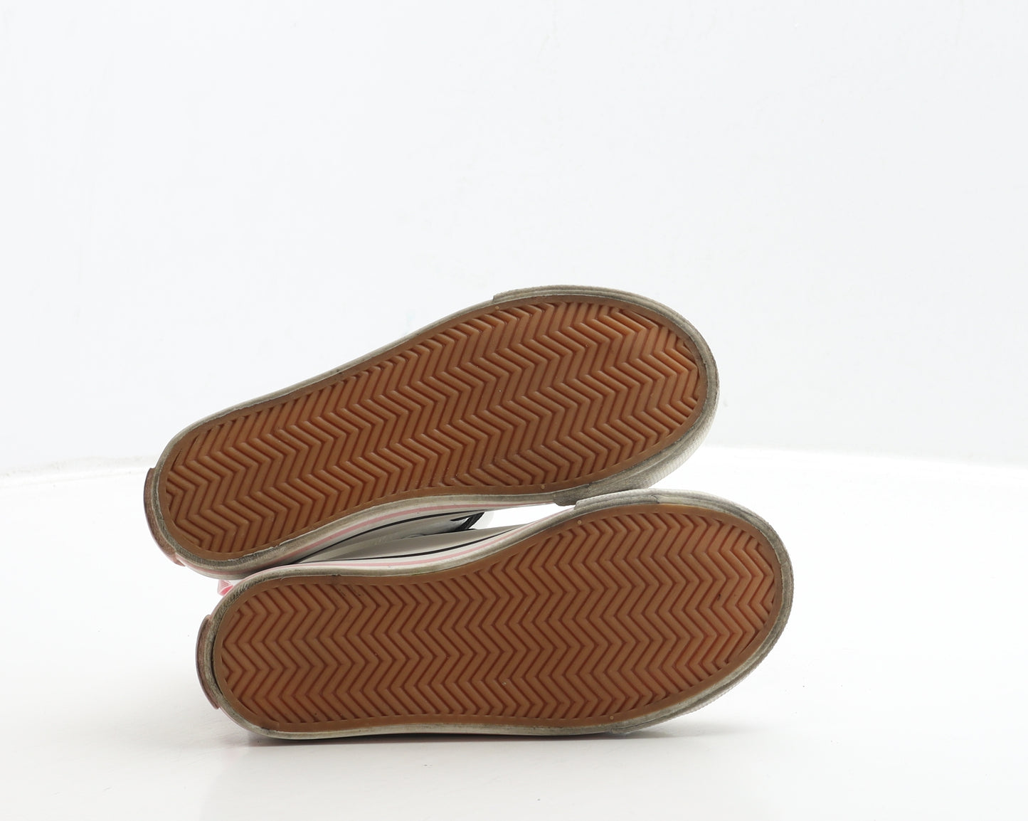 Disney Girls White Polyester Trainer UK 10 28 - Minnie Mouse