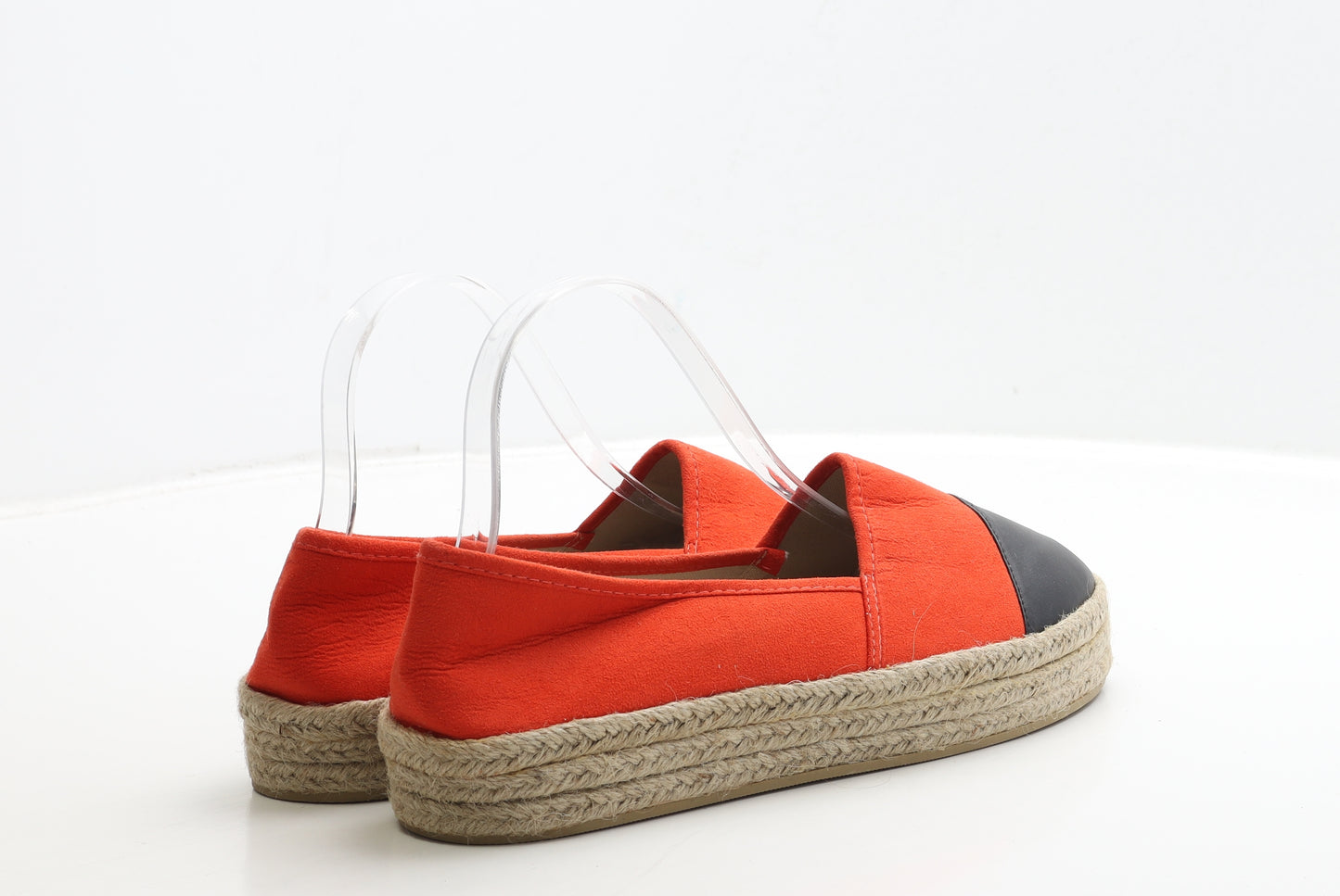 Primark Womens Orange Polyester Loafer Flat UK 7 40
