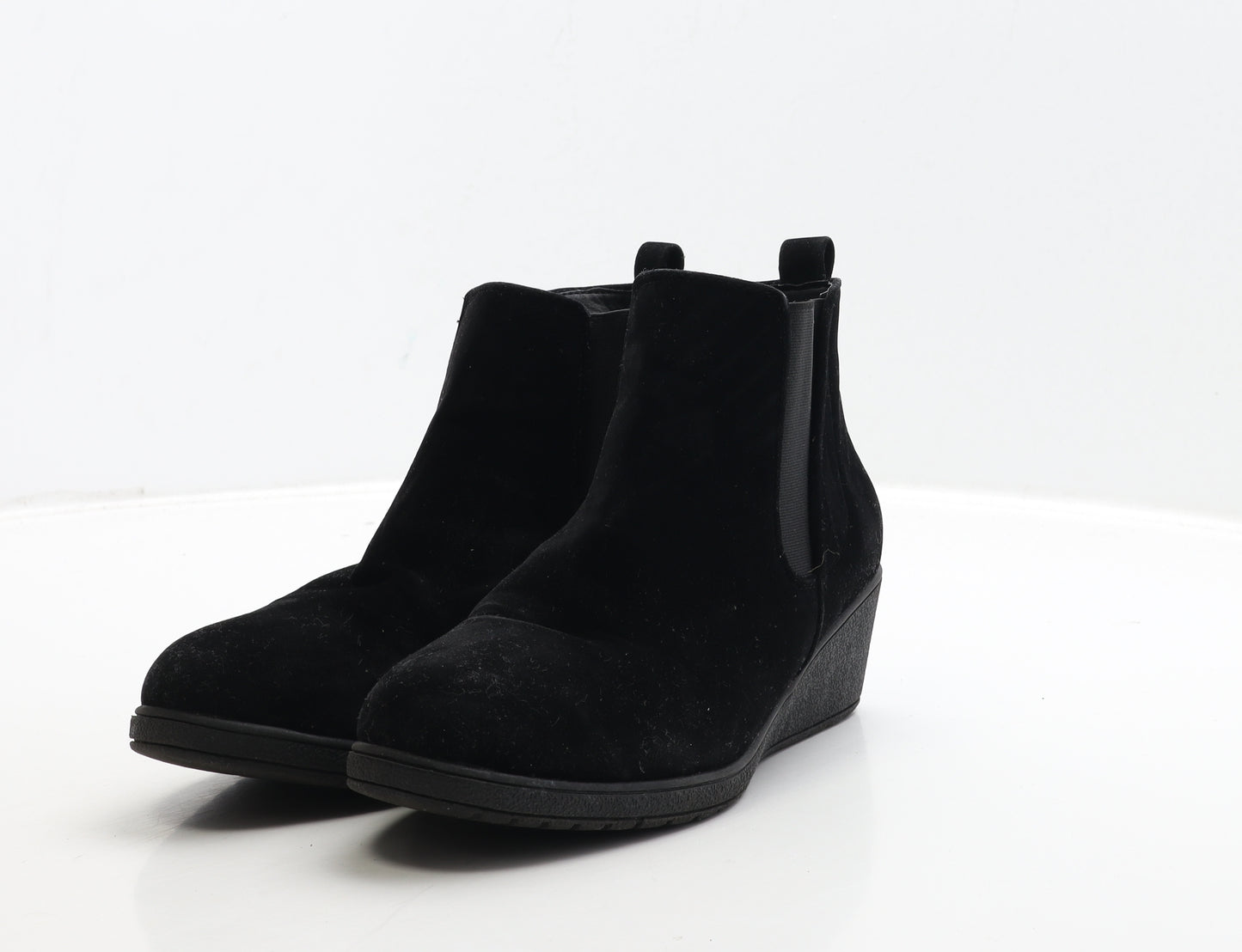 Shoes By Emma Womens Black Suede Chelsea Boot UK 6