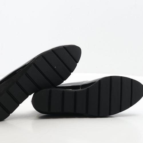 Van Dal Womens Black PVC Court Heel UK 6