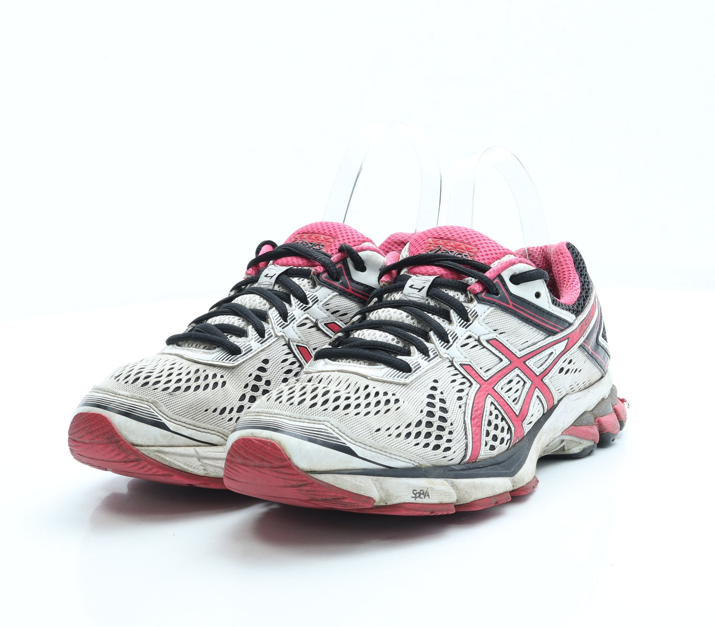ASICS Womens Ivory Polyester Trainer UK 6.5 39.5 - Estimated UK Size 6.5