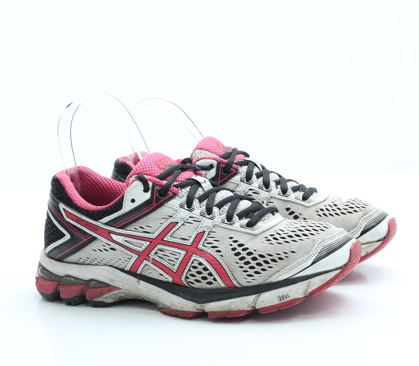 ASICS Womens Ivory Polyester Trainer UK 6.5 39.5 - Estimated UK Size 6.5