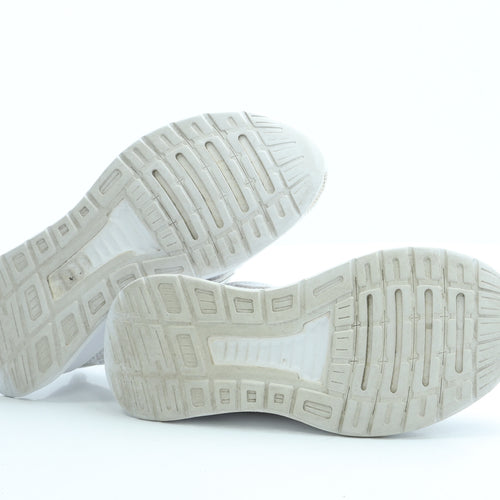 adidas Womens White Polyester Trainer UK 4 36.5