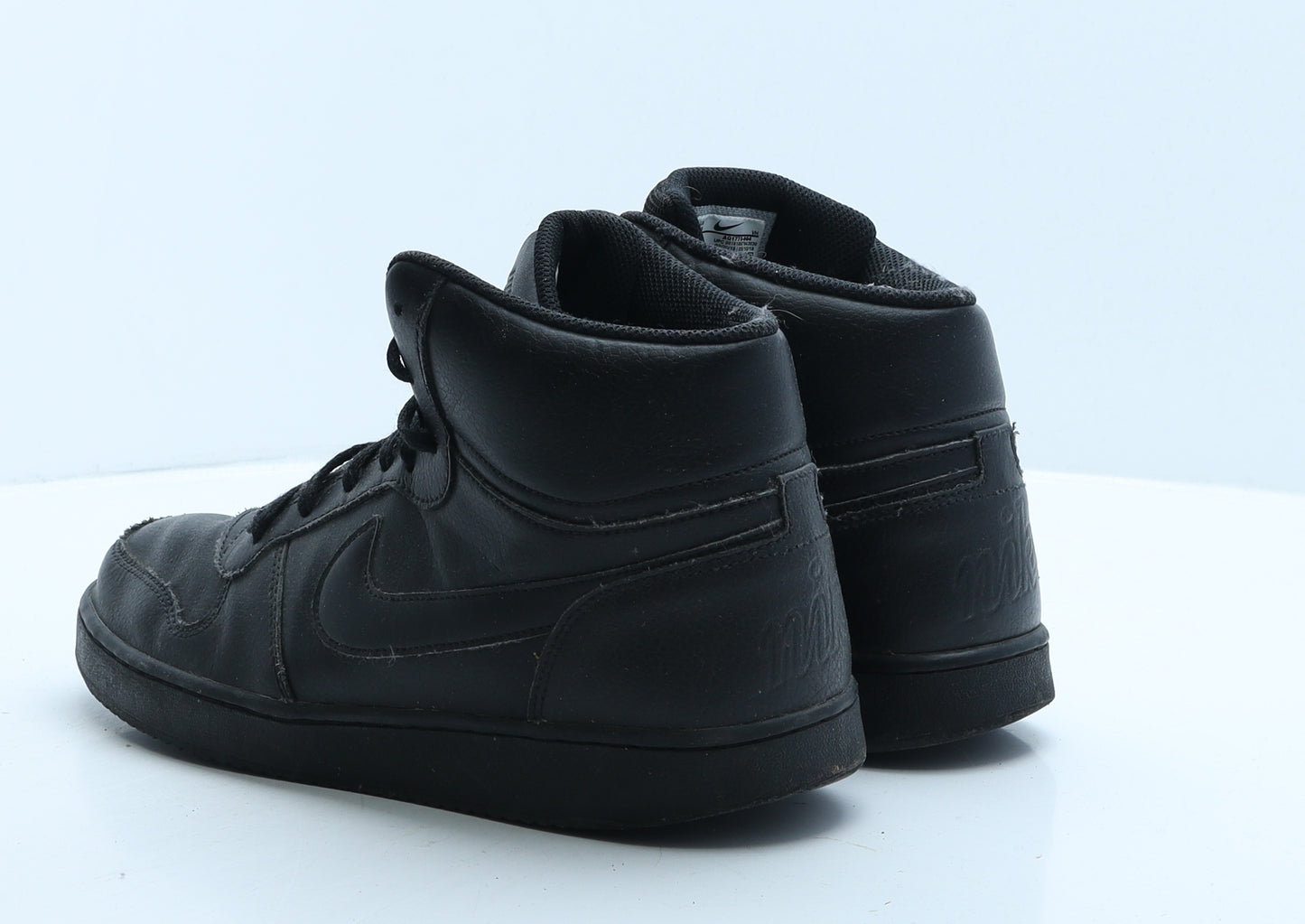Nike Mens Black Leather Trainer UK 9 44