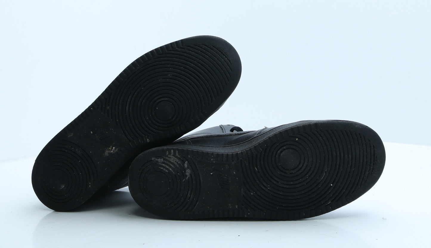 Nike Mens Black Leather Trainer UK 9 44