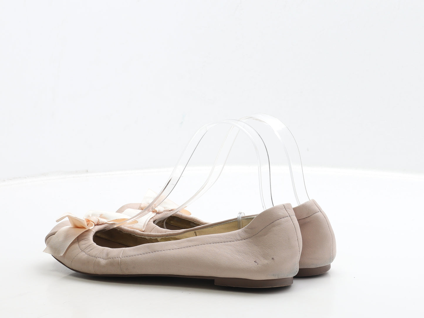 NEXT Womens Pink Leather Ballet Flat UK 6 39