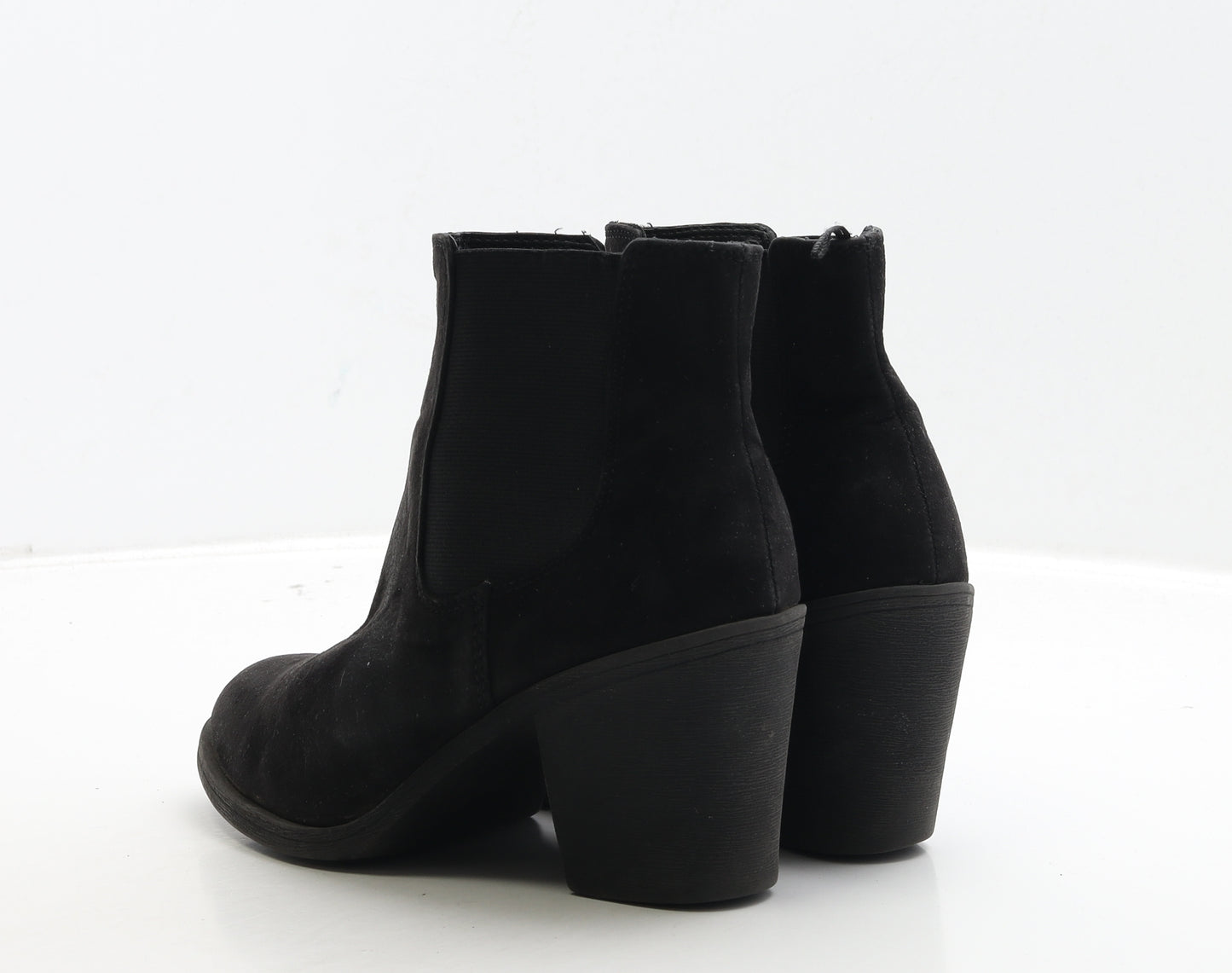 H&M Womens Black Suede Chelsea Boot UK 5 38
