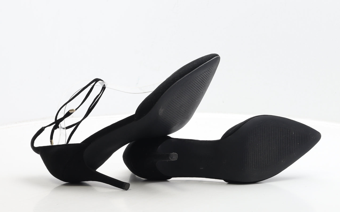 New Look Womens Black Suede Court Heel UK 6 39