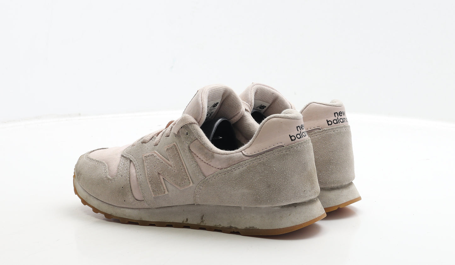 New Balance Womens Pink Geometric Suede Trainer UK 5 37.5 - 373