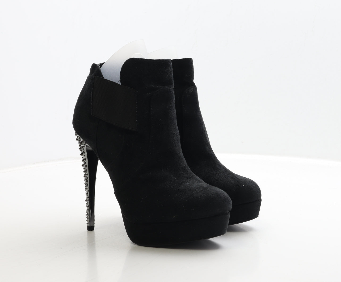 Dorothy Perkins Womens Black Suede Bootie Boot UK 7