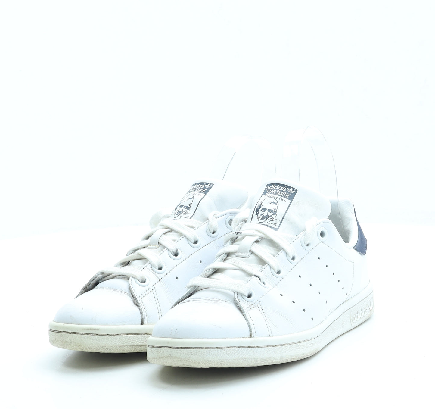 adidas Womens White Leather Trainer UK 4 37 - Stan Smith