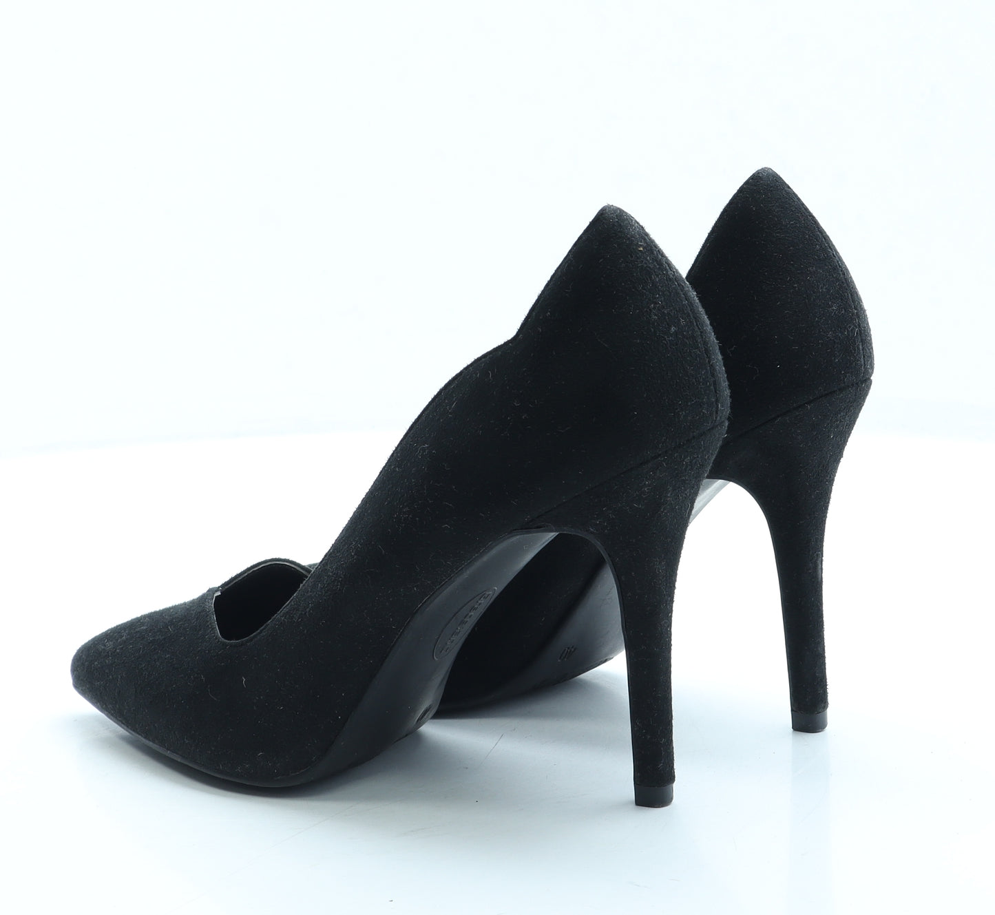 Graceland Womens Black Suede Court Heel UK 7 40