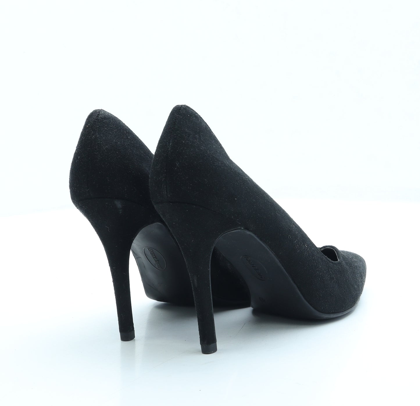 Graceland Womens Black Suede Court Heel UK 7 40