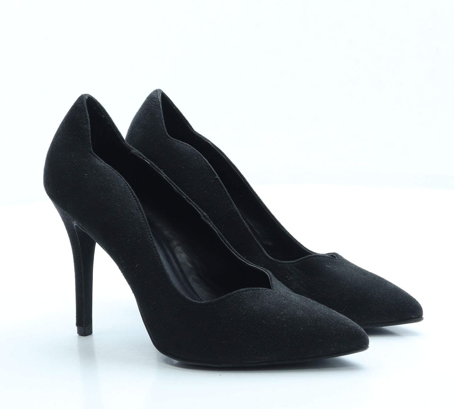 Graceland Womens Black Suede Court Heel UK 7 40