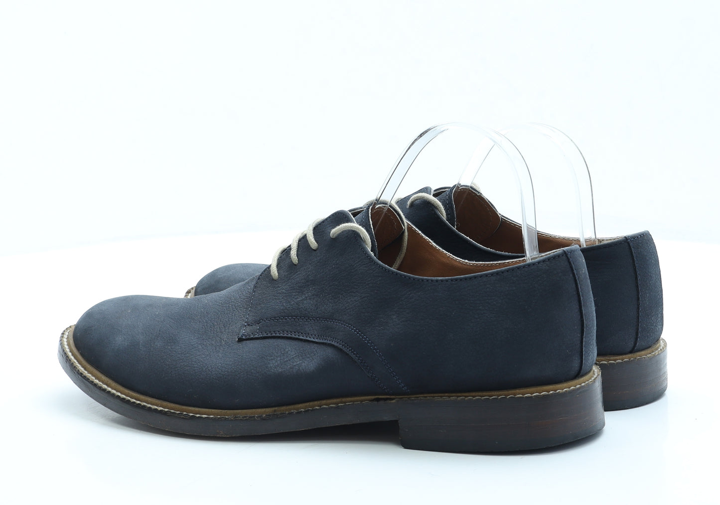 Harrykson Mens Blue Leather Oxford Casual UK 9.5 44