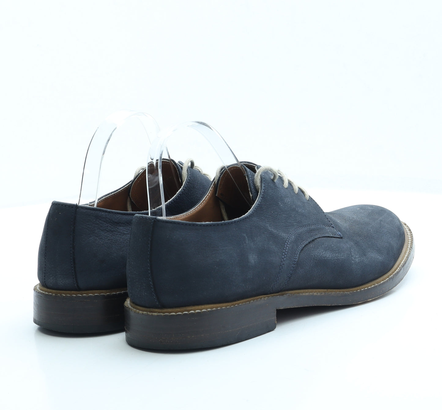 Harrykson Mens Blue Leather Oxford Casual UK 9.5 44