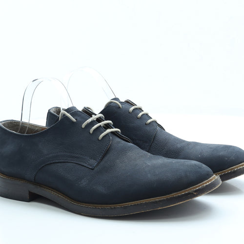 Harrykson Mens Blue Leather Oxford Casual UK 9.5 44