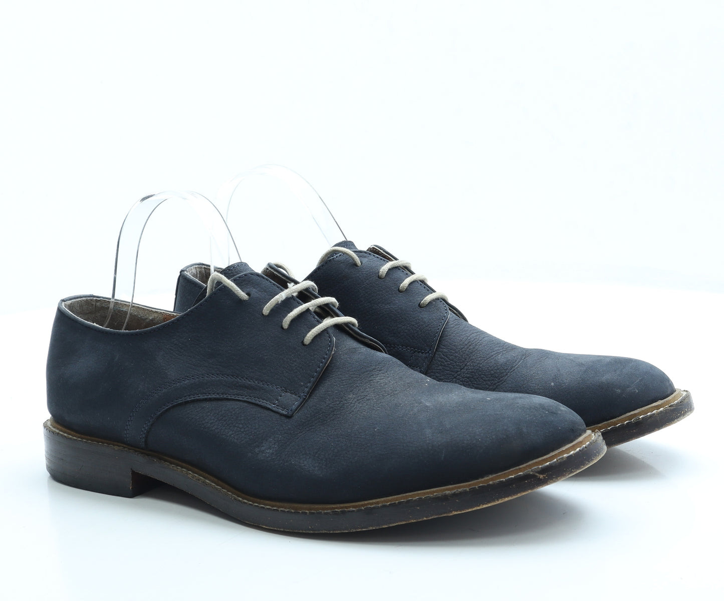 Harrykson Mens Blue Leather Oxford Casual UK 9.5 44