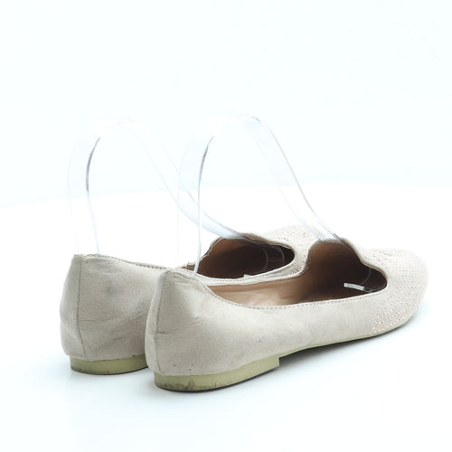 Atmosphere Womens Pink Suede Flat UK 3 36