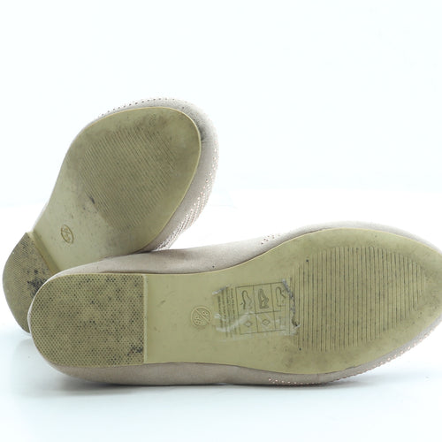 Atmosphere Womens Pink Suede Flat UK 3 36