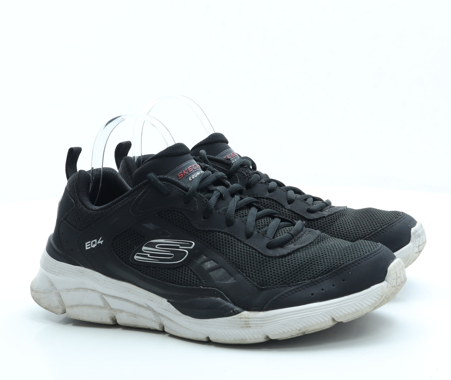 Skechers Mens Black Polyester Trainer UK 9 43