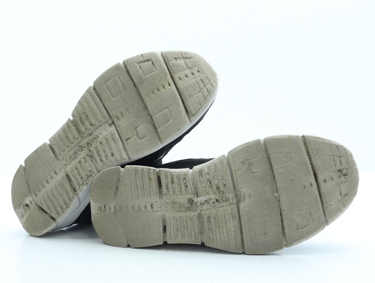 Skechers Mens Black Polyester Trainer UK 9 43