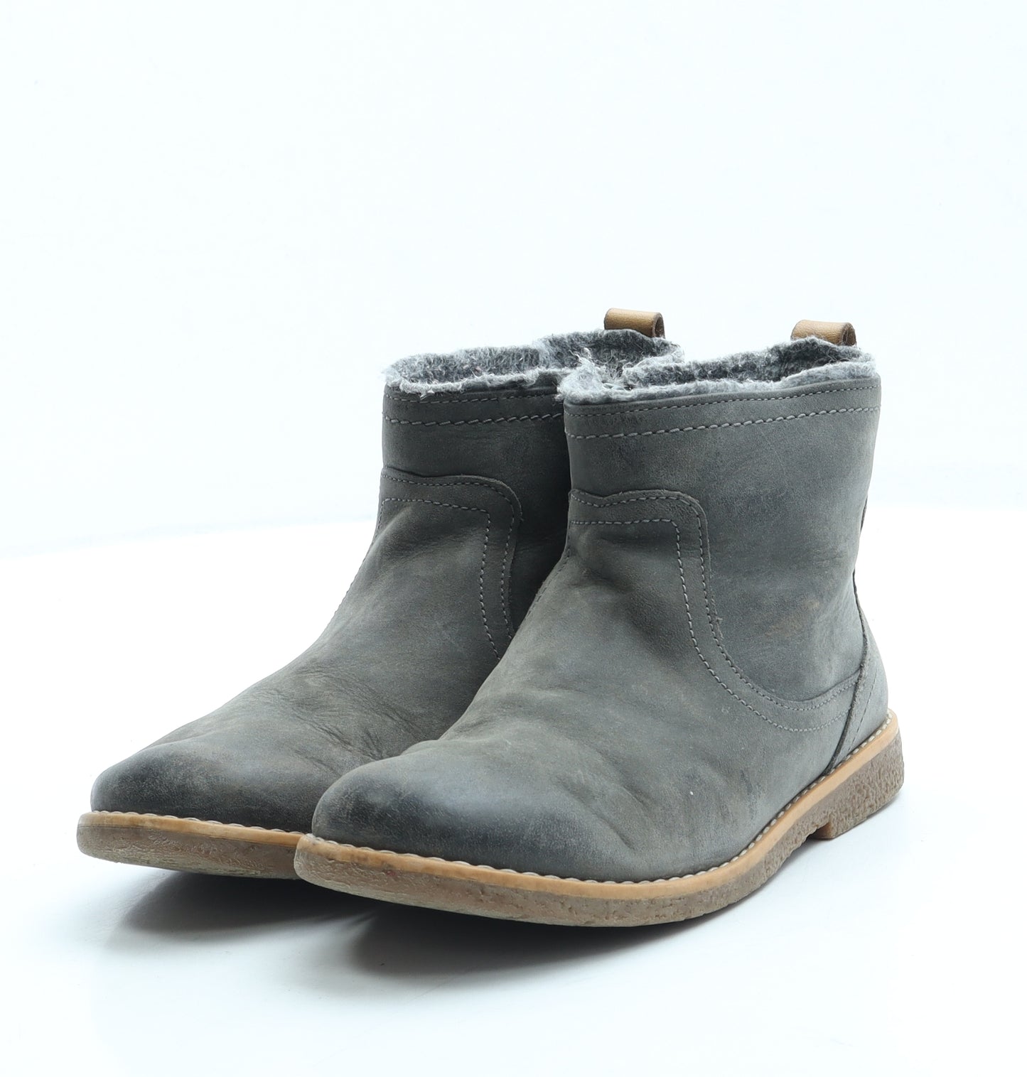 Clarks Boys Green Polyester Chelsea Boot UK 12.5