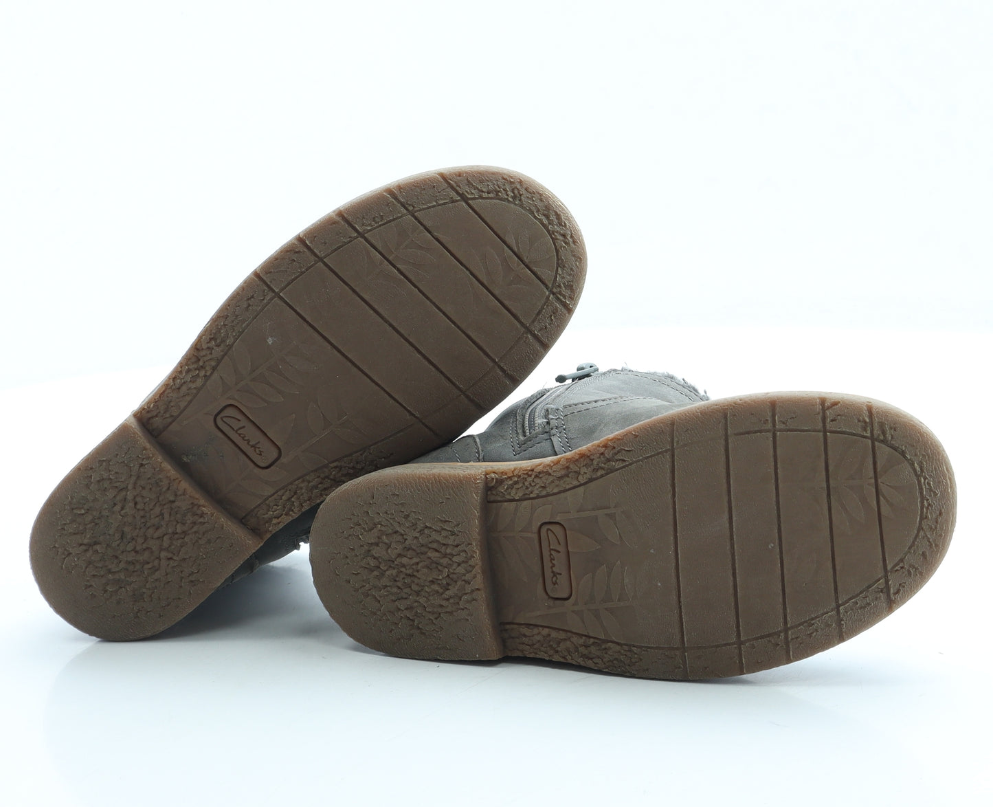 Clarks Boys Green Polyester Chelsea Boot UK 12.5