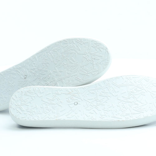 Primark Womens Grey Fabric Slip On Flat UK 6 39 US 8