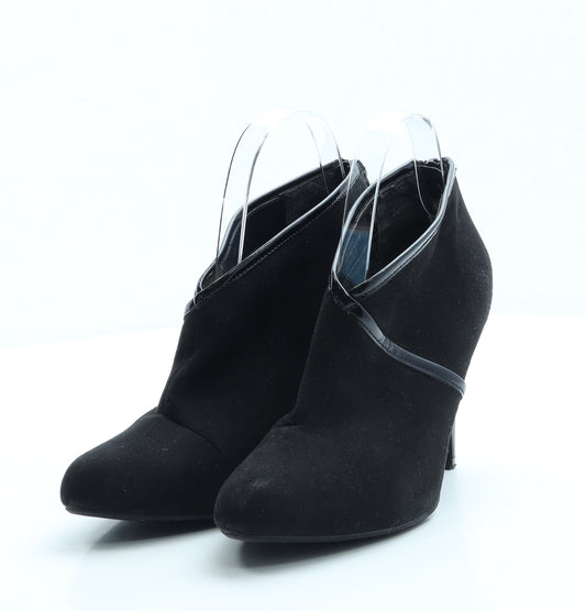 George Womens Black Suede Court Heel UK 5 38