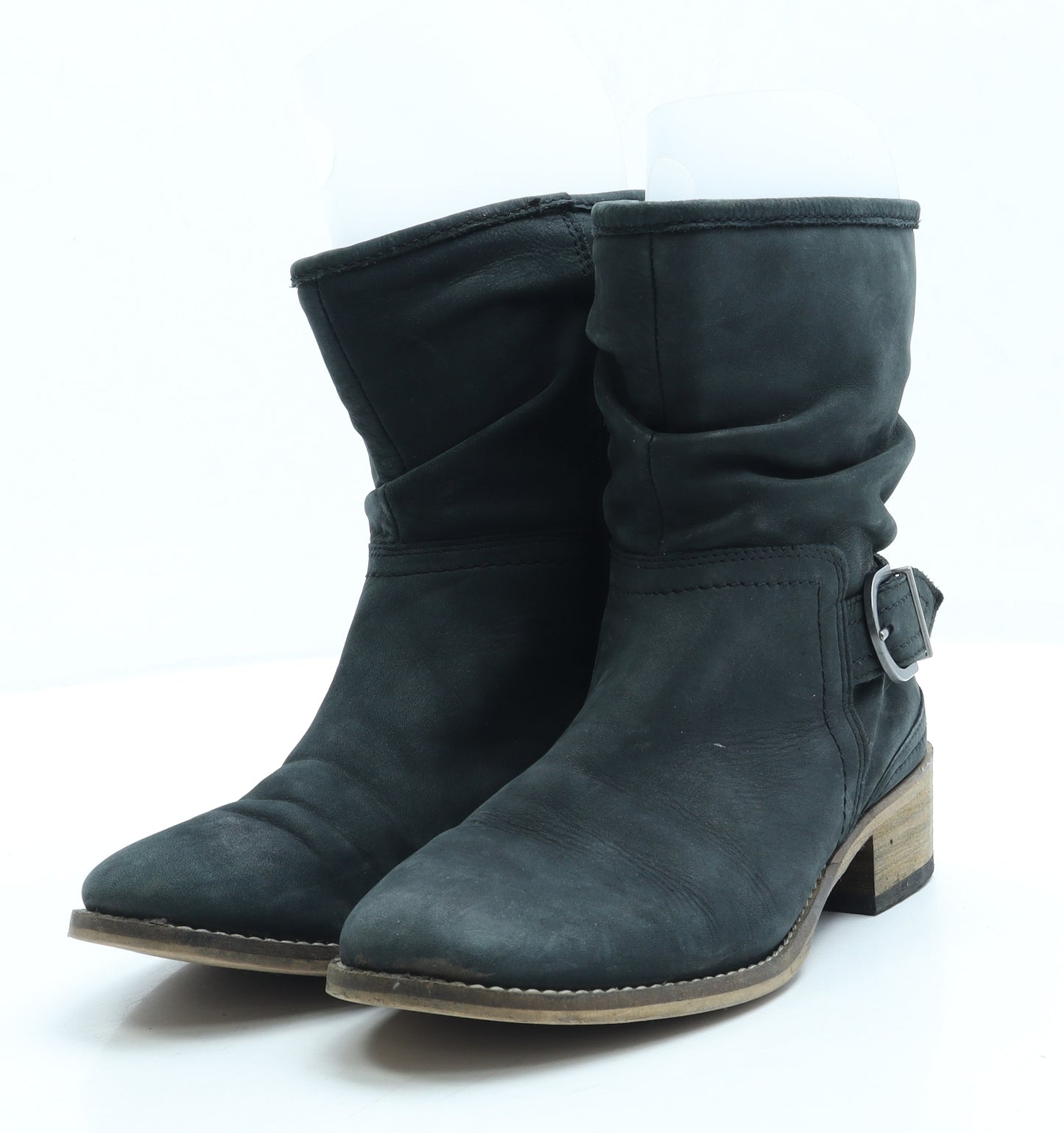 NEXT Womens Black Polyester Bootie Boot UK 4 37