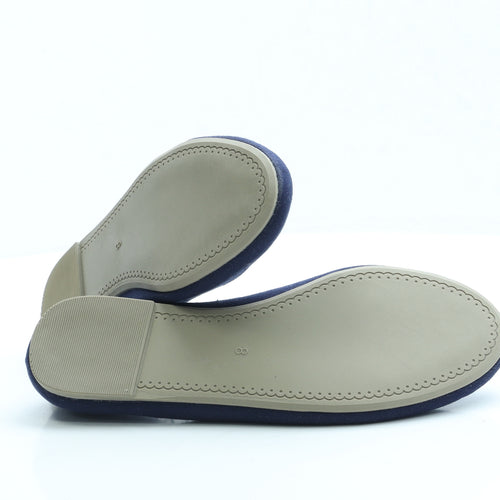 George Womens Blue Polyester Ballet Flat UK 8 42