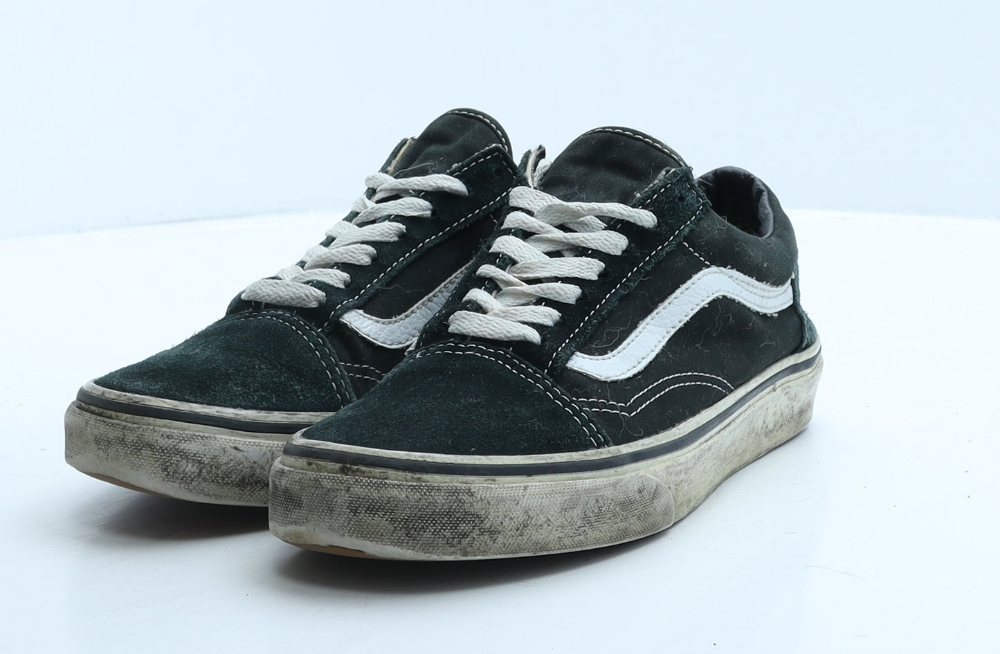 VANS Womens Black Suede Trainer UK 4 36.5