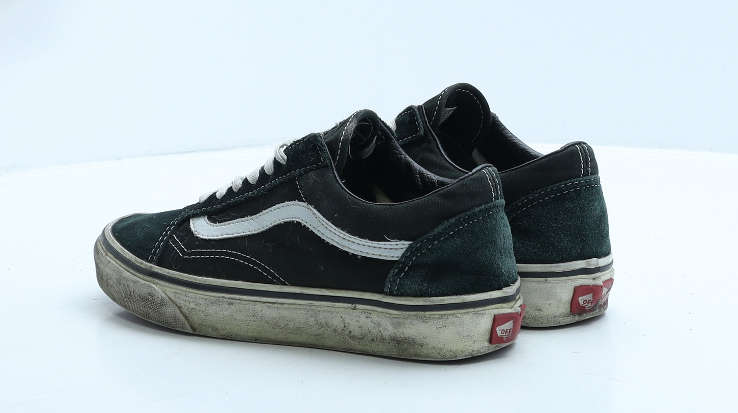 VANS Womens Black Suede Trainer UK 4 36.5