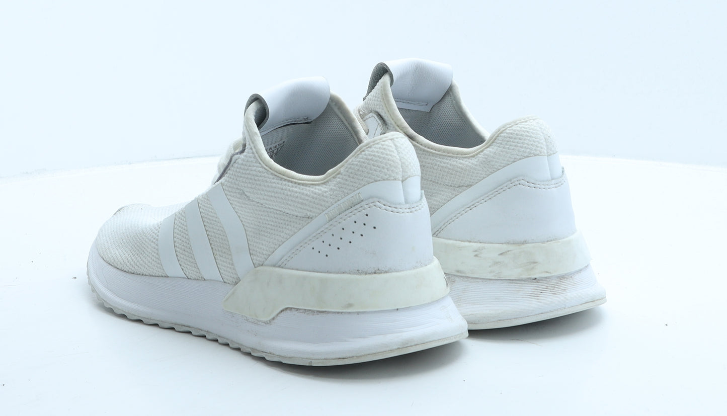 adidas Mens White Polyester Trainer UK 10 44.5